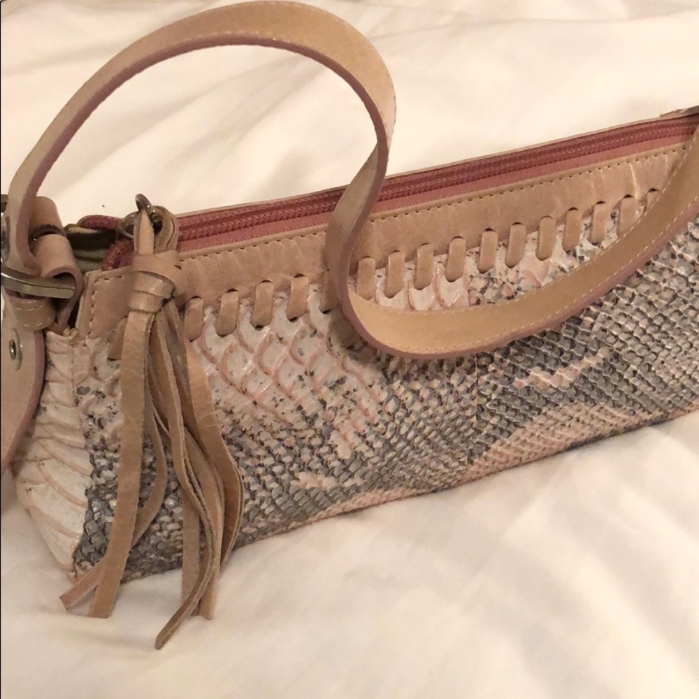 Pink Snakeskin bag